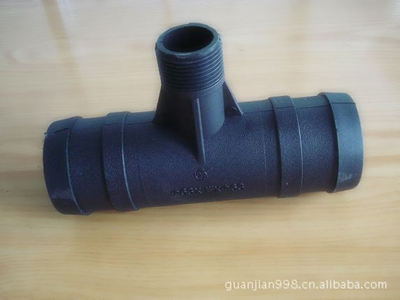 膜下滴灌用配套产品(承插管件,滴灌用按扣三通、旁通)图片,膜下滴灌用配套产品(承插管件,滴灌用按扣三通、旁通)图片大全,济源市丰远灌溉设备-